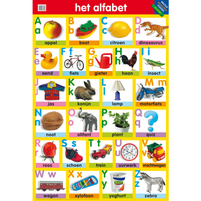 Educatieve Poster: het Alfabet