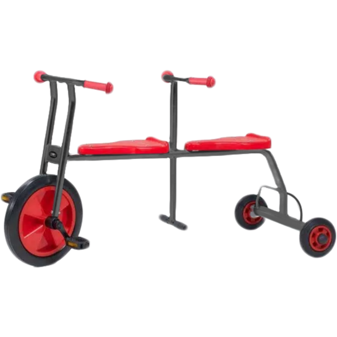 Duo driewieler midi verzinkt - Gecoat Antraciet RAL 7016