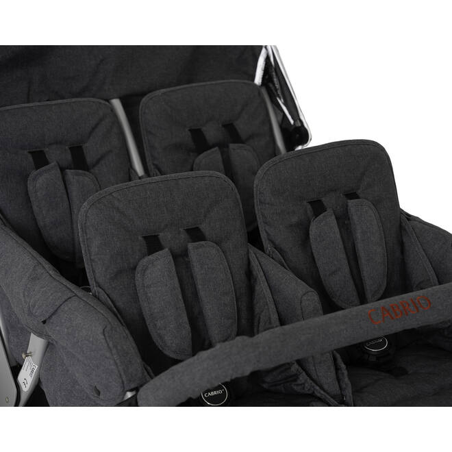 Wandelwagen Cabrio vierzitter