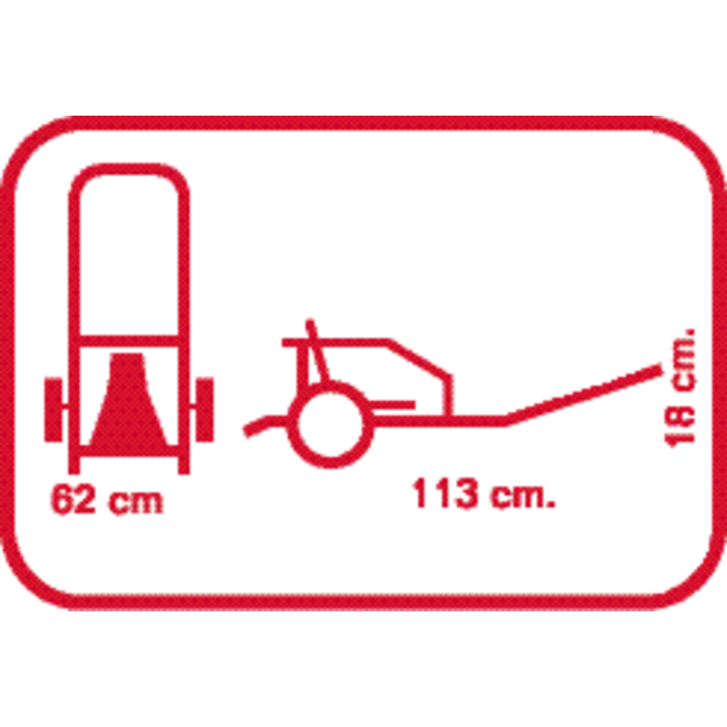 Evenwichtswagen gegalvaniseerd