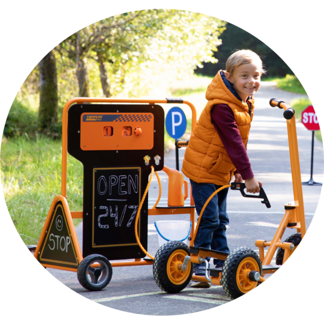 Mobiel tank- en servicestation
