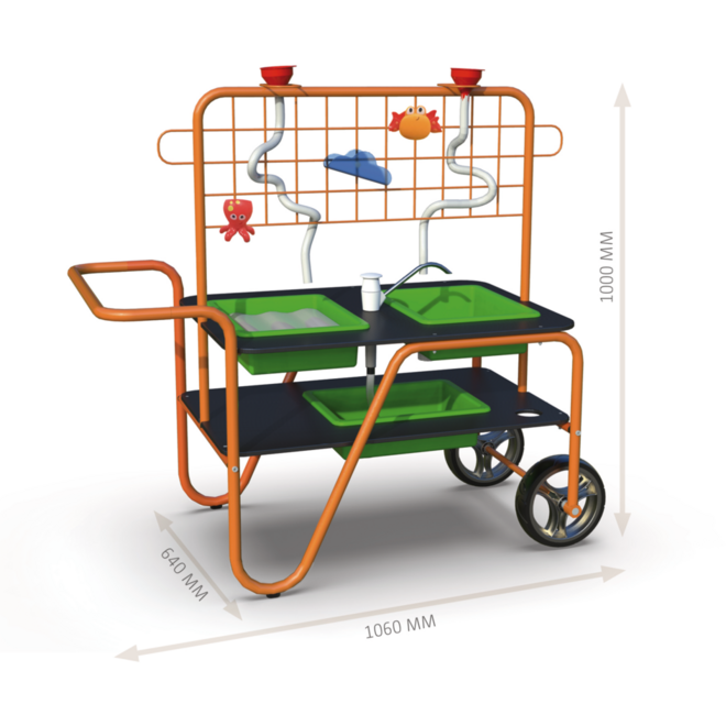 Mobiele waterspeeltafel, Splash Fun, (excl. Montage)