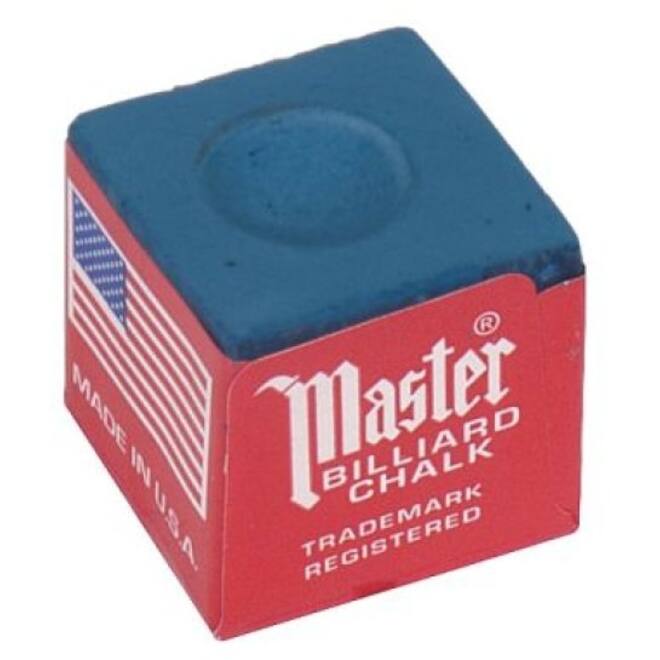 Master doosje krijtjes 12 st. blauw