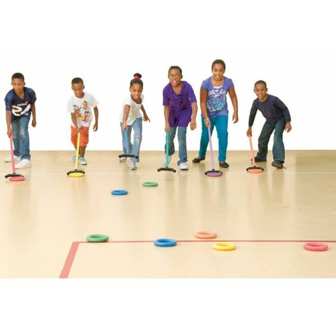 Shuffleboard set ringen