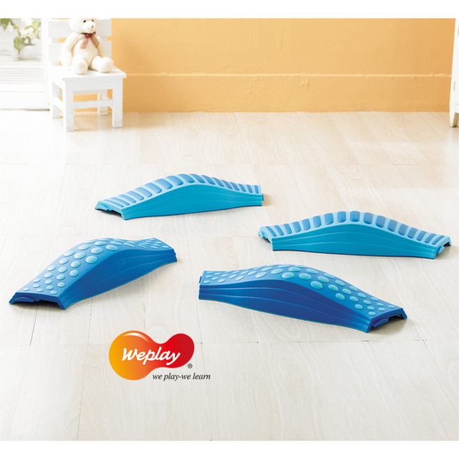 Loopbalken tactiel blauw 8 stuks