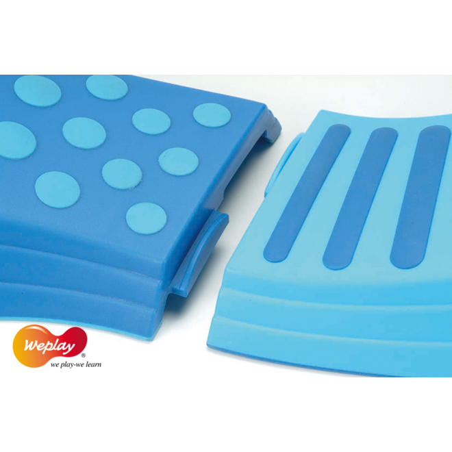 Loopbalken tactiel blauw 8 stuks