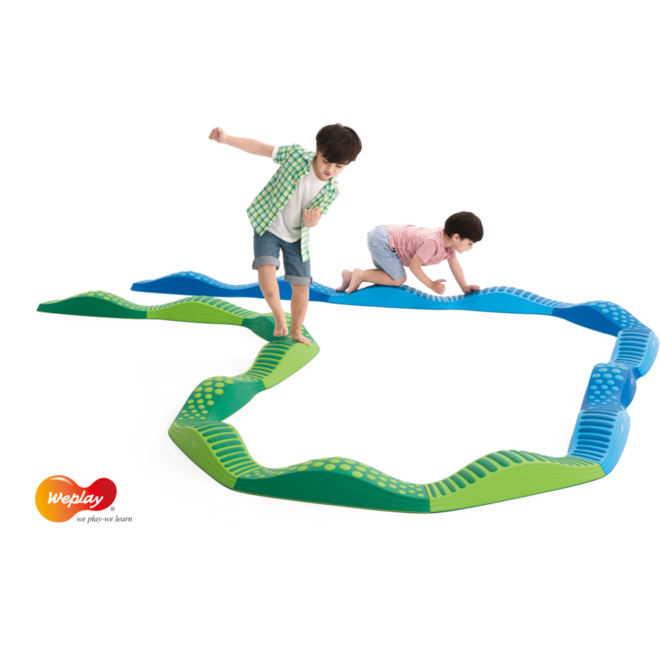 Loopbalken tactiel blauw 8 stuks