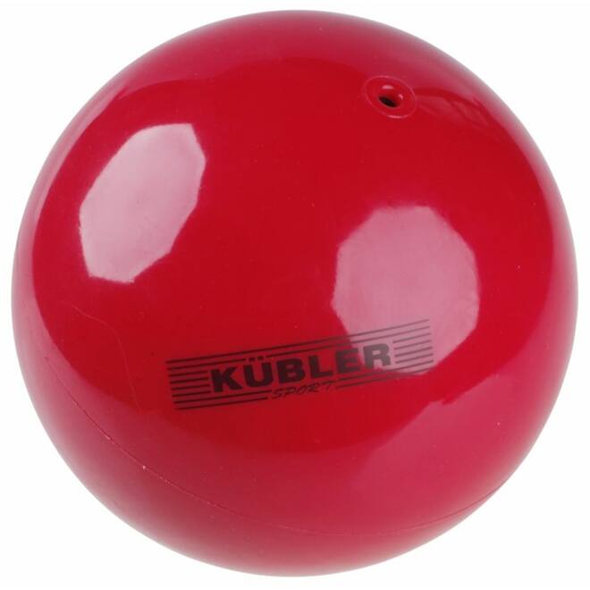 Gymnastiekbal 18 cm rood, 175 gram