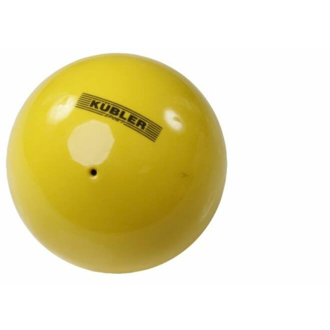 Gymnastiekbal 18 cm geel, 175 gram