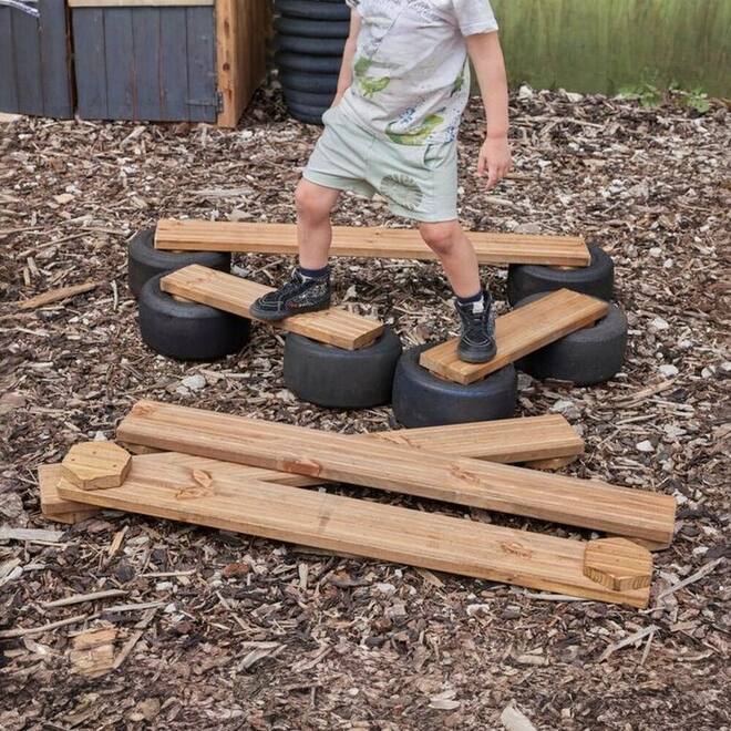 Wandelplanken voor minibanden 6 stuks