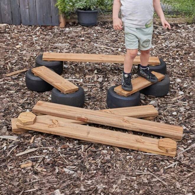 Wandelplanken voor minibanden 6 stuks