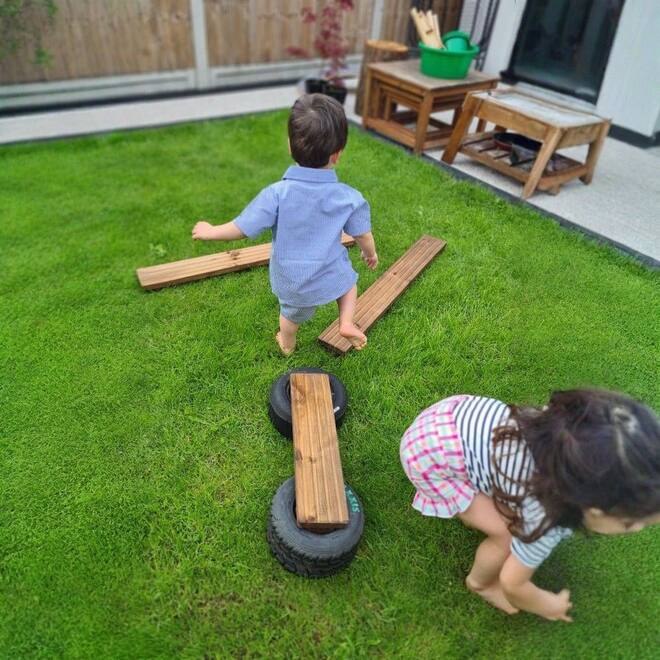 Wandelplanken voor minibanden 6 stuks