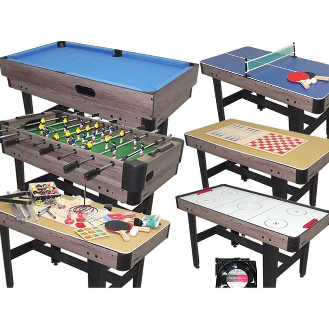 CubSports Multi Fun 16 in 1 Multi-tafel indoor hout-look