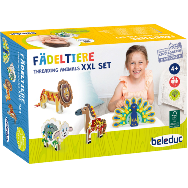 Rijg dieren XXL set, 129st