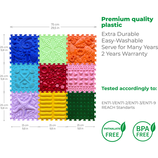 Orto nature Set "Rainbow Melody" 9 delig