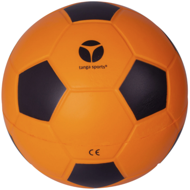 Voetbal | PU-Soft-voetbal Ø 20 cm, oranje, 295 g