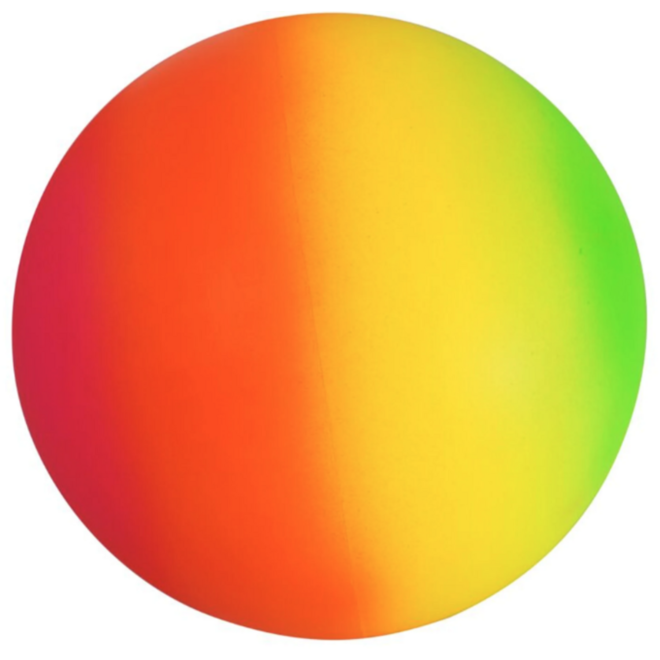 Bal | regenboogkleurige bal, Ø 20,32 cm