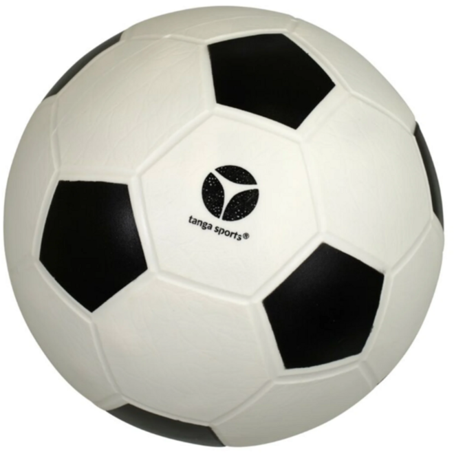 Voetbal | Kinder voetbal met ventiel, Ø 21,59, 300 g, zwart/wit