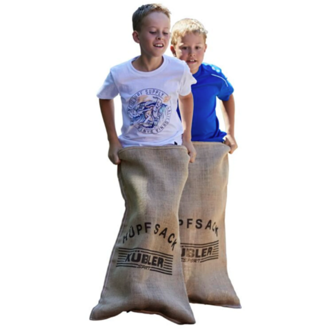 Springzak | Jute springzak, Ø 50 x 80 cm, naturel kleur