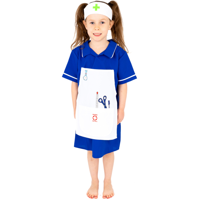 Verkleedkleding ECO zuster, 4-7 jaar
