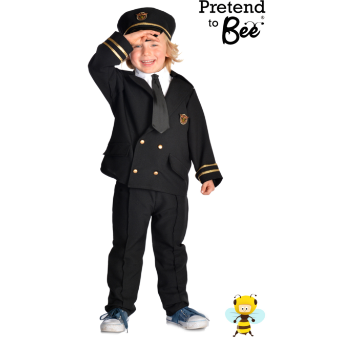 Verkleedkleding ECO piloot, 4-7 jaar