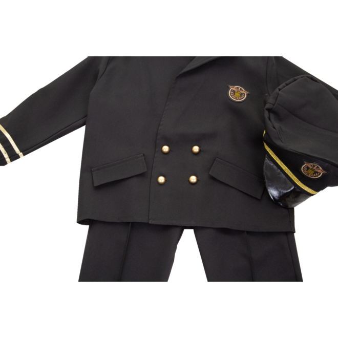 Verkleedkleding ECO piloot, 4-7 jaar