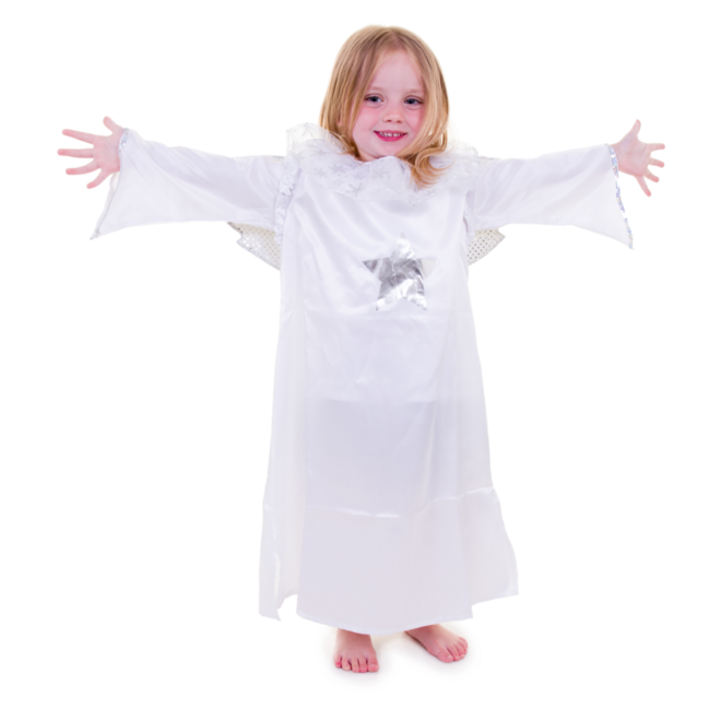 Verkleedkleding engel, 4-7 jaar
