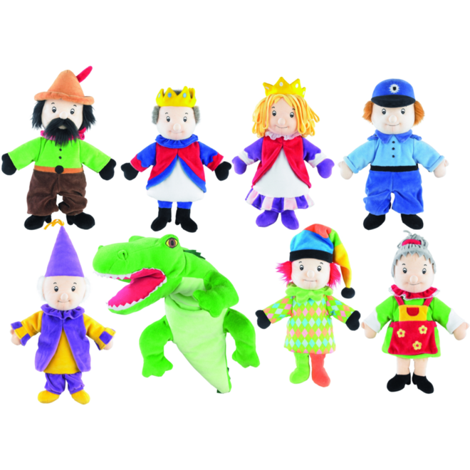 Poppenkastpoppen, 8 stuks