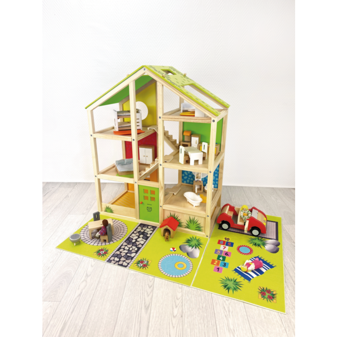 Poppenhuis set compleet XL