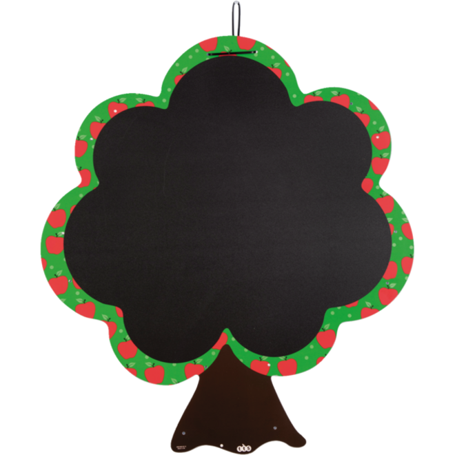 Krijtbord voor buiten bomen, set van 3 stuks