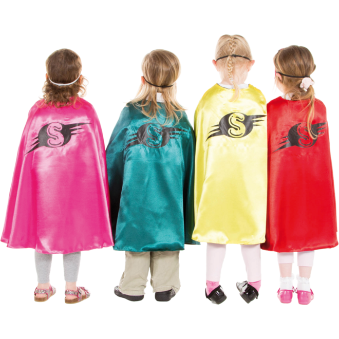 Verkleedkleding superhelden set van 4, 4-7 jaar