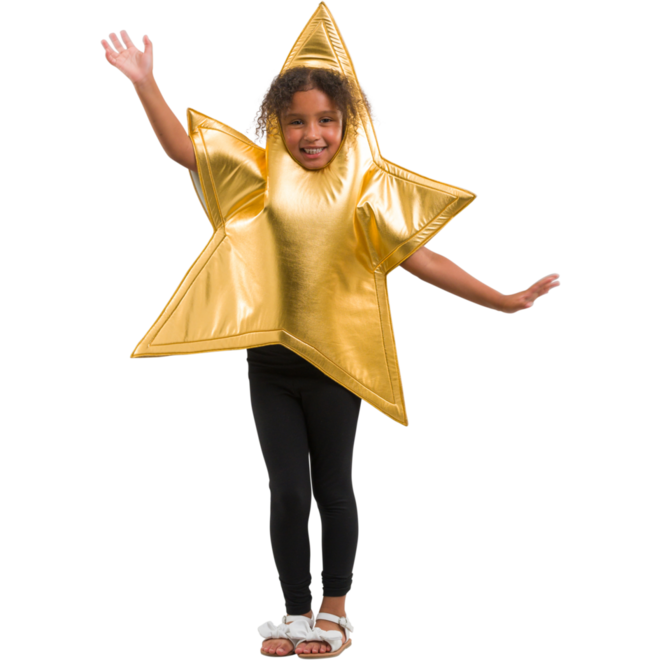 Verkleedkleding ster, 3-7 jaar