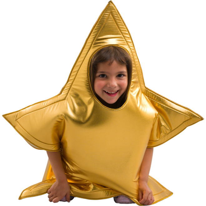 Verkleedkleding ster, 3-7 jaar