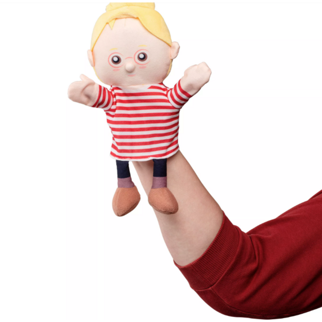 Handpoppen, set van 8