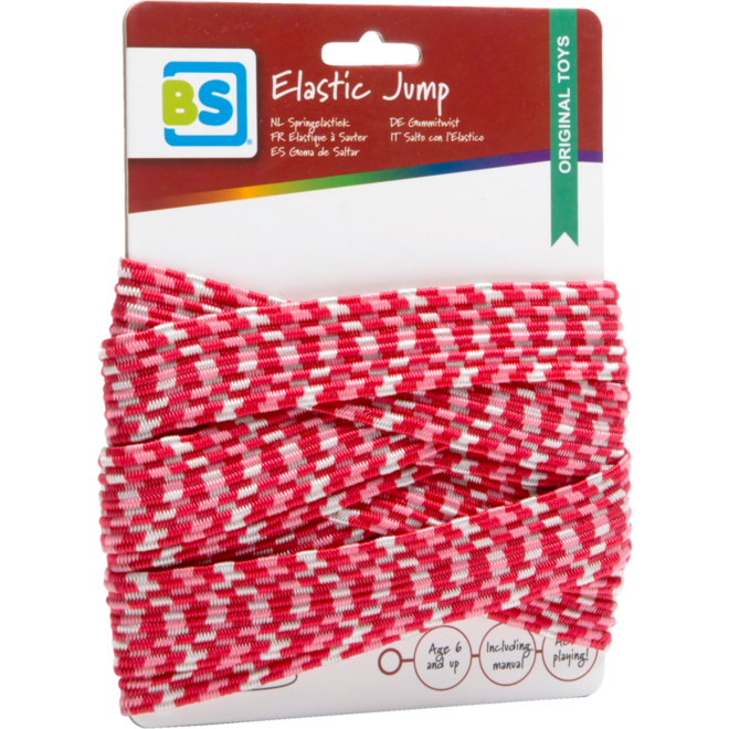 BS | Springelastiek 300 cm rood