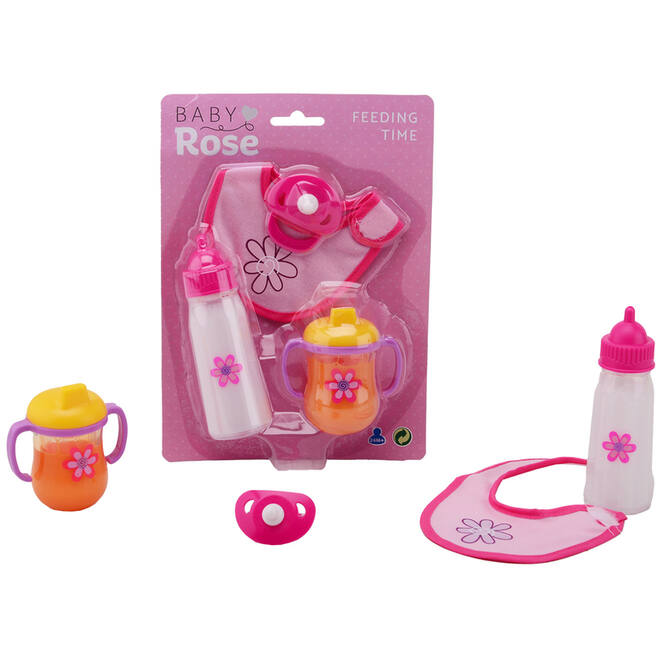 Poppenspeelset, etenstijd, 4 delig