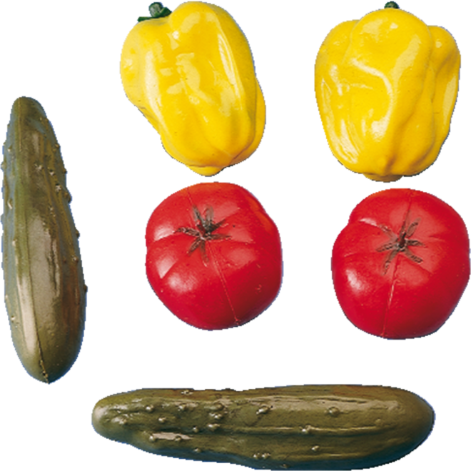 Groentenset B paprika,tomaat,komkommer