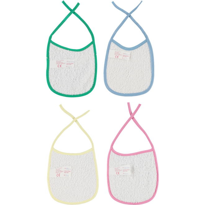 Poppenslabbetjes, 4 stuks