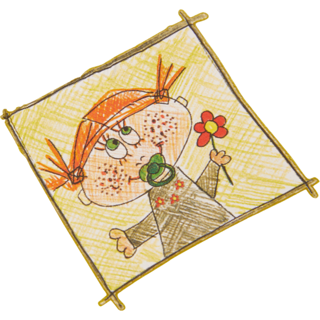 Poppenkleertjes rokje met geel T-shirt, 45 cm