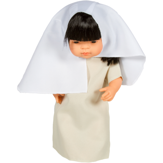 Poppenkledingset multi-cultureel voor poppen vanaf 38 cm