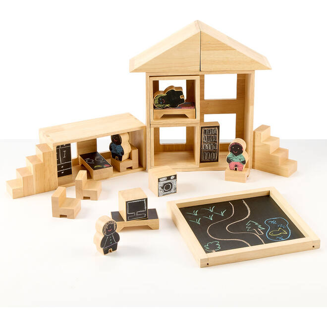 Poppenhuis stapelbaar
