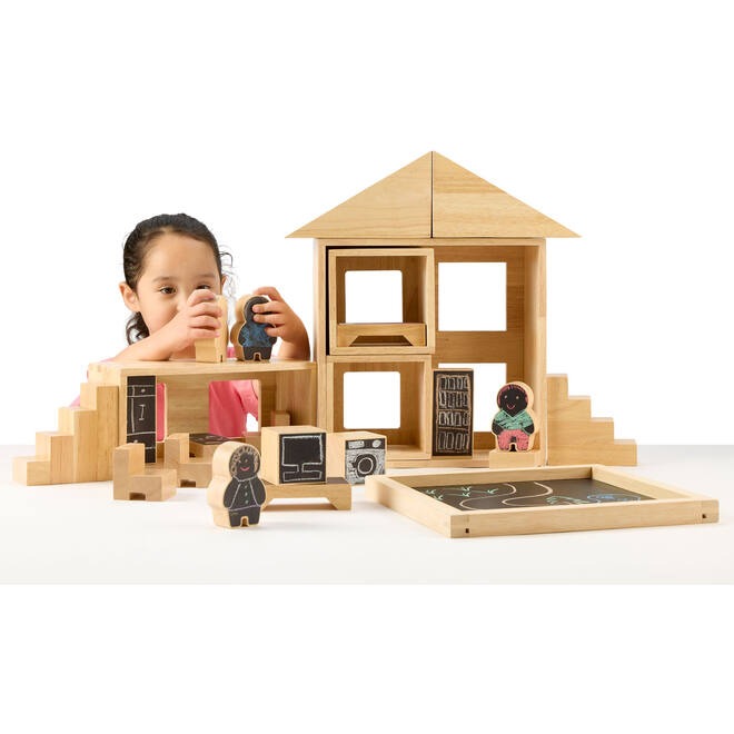 Poppenhuis stapelbaar