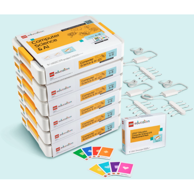 LEGO® Education 45547 Computer Science & AI Kit 11+, set van 6