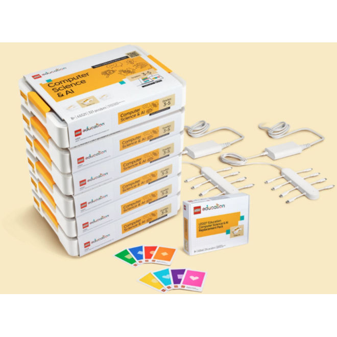 LEGO® Education 45546  Computer Science & AI Kit 8+, set van 6