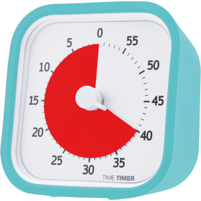 Hoesje voor Time Timer Mod turquoiseblauw