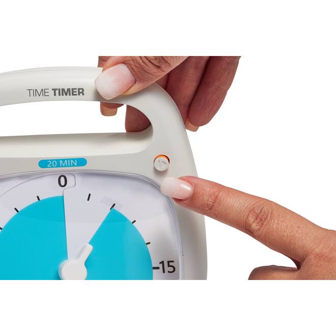Time Timer Plus 20 minuten, wit