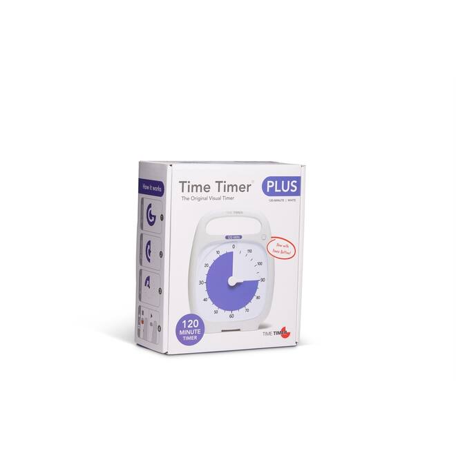 Time Timer Plus 120 minuten, wit