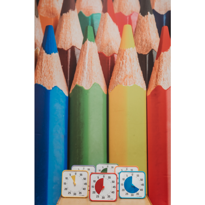 Time Timer® Primary Colour Collection, geel, rood, blauw