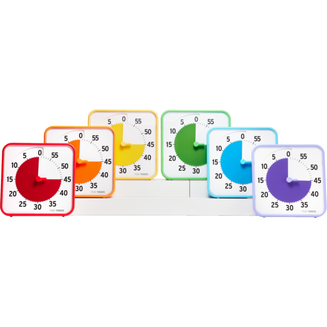 Time Timer® Secondary Colour Collection, oranje, paars, groen