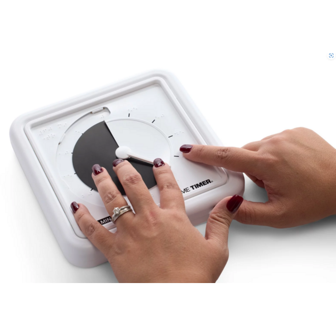 Time Timer® Braille Medium Black Disc